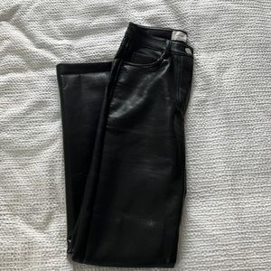 Aritzia Leather Pants